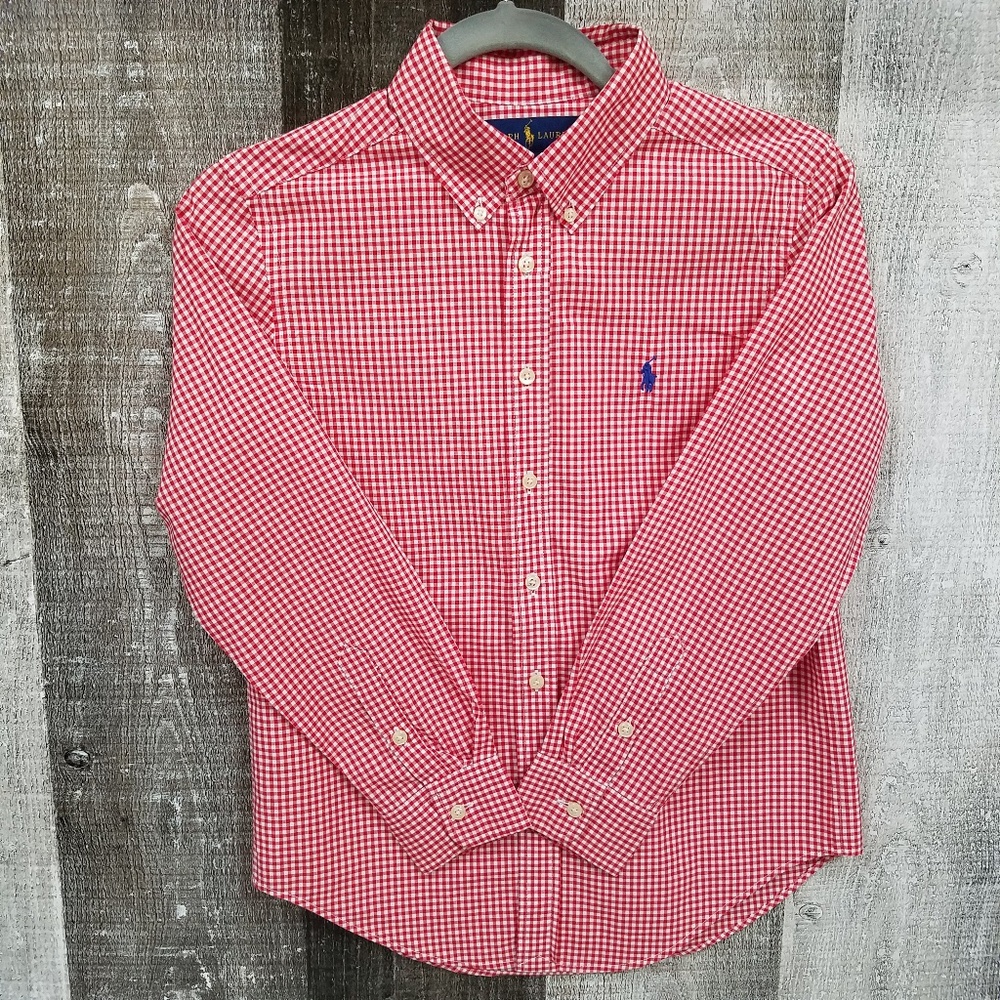EUC Ralph Lauren Boys Size M 10-12 Shirt